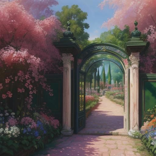 Grand entrance to a Roman marke