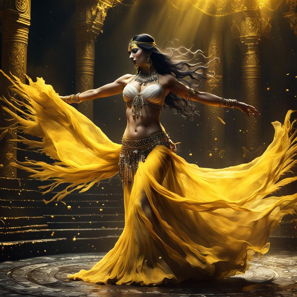 Daily Challenge #502: The Color Yellow ("Yellow in Motion")  by @Dragonfly Rain