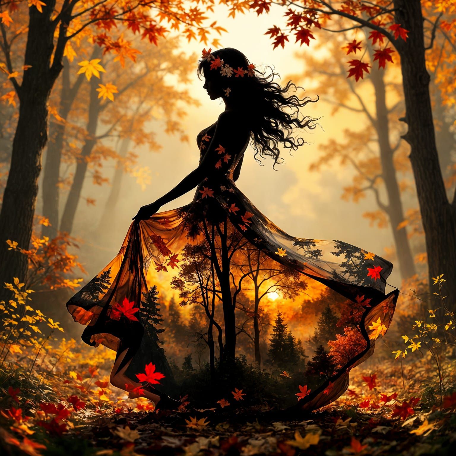 The Autumn Dancer  by @Cheese