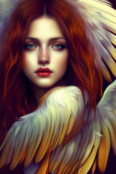 Redhead Angel Portrait