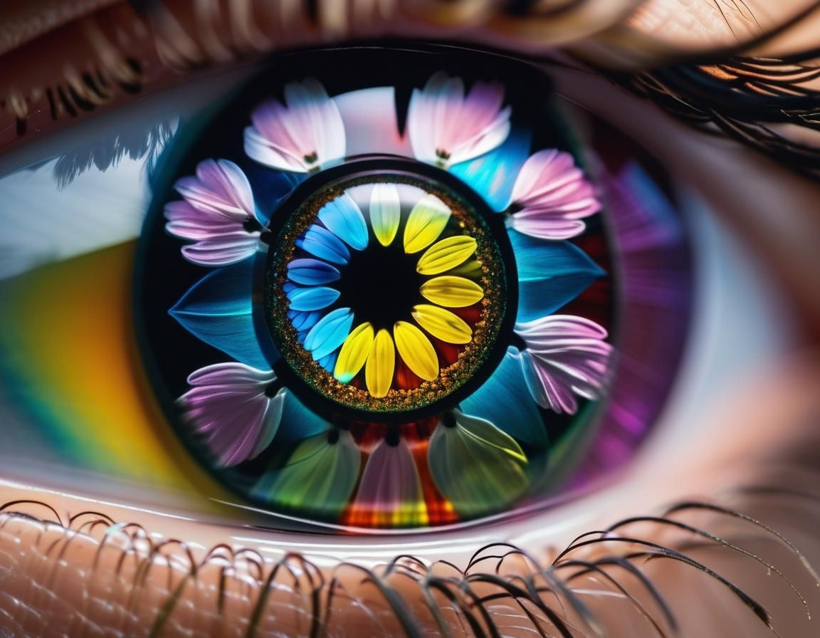 Floral gaze