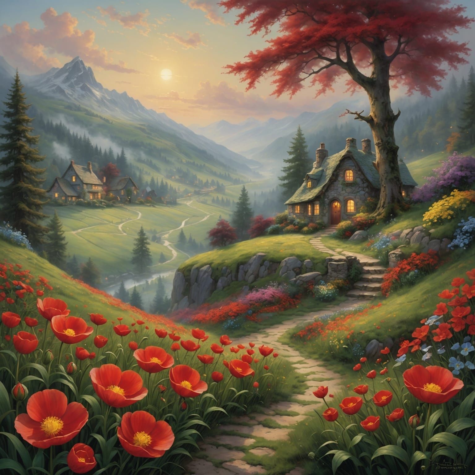 Red Buttercups