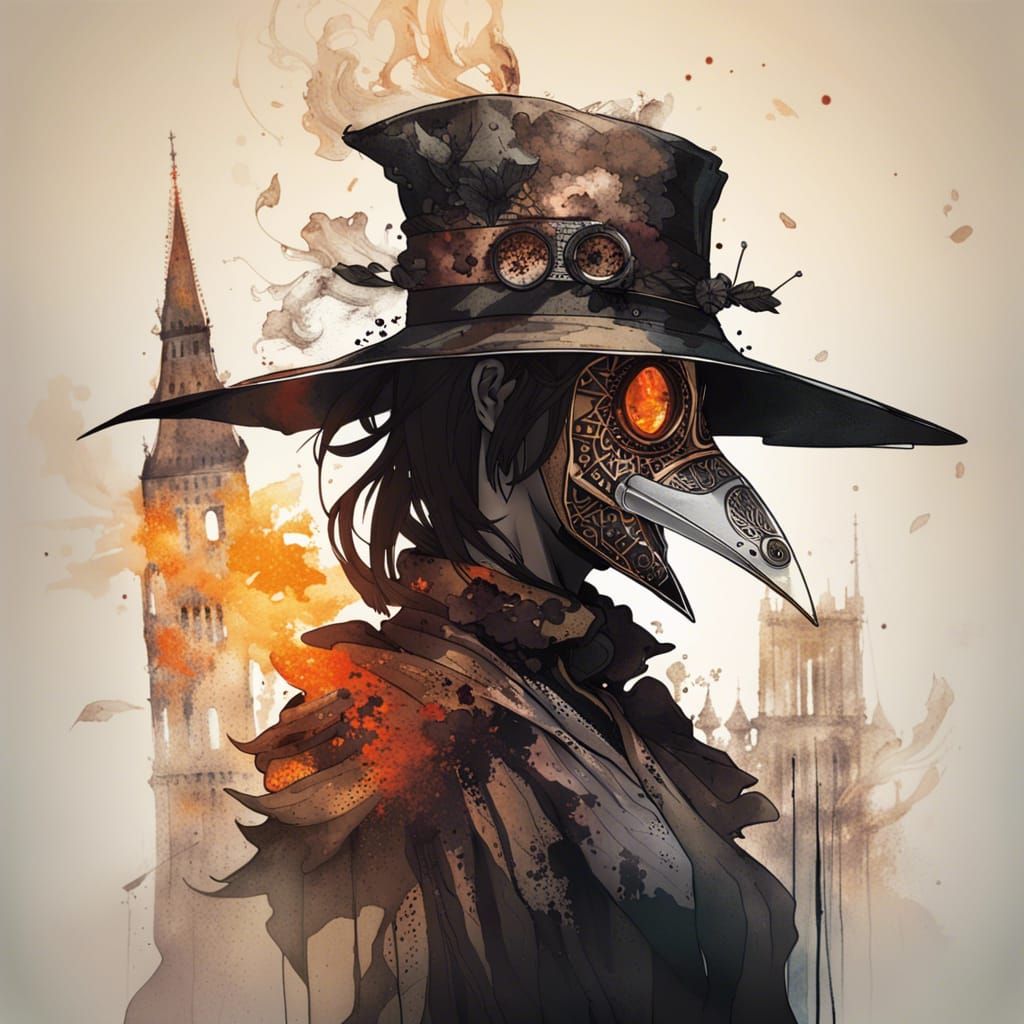 A Plague doctor | a twist on what Elxmentals made - AI Generated ...