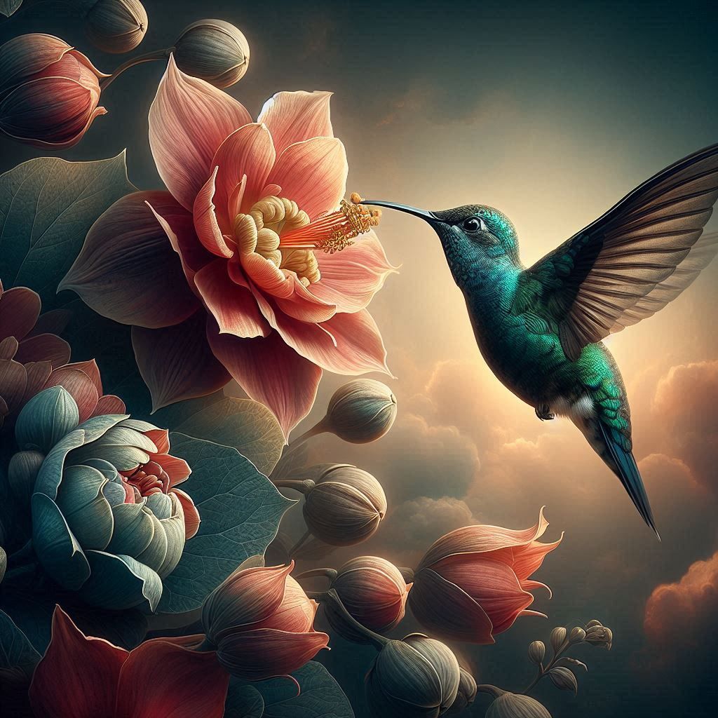 Hummingbird  by @picklemouse