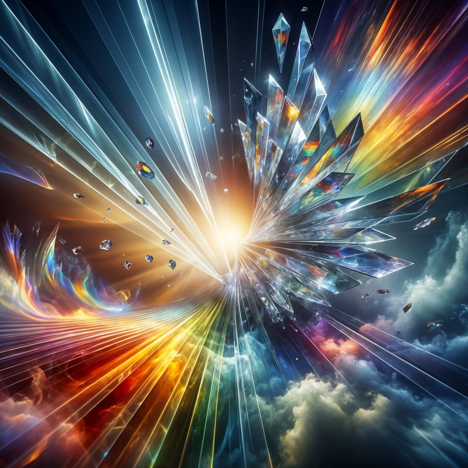 Shattered Spectrum  by @Feeling Creative