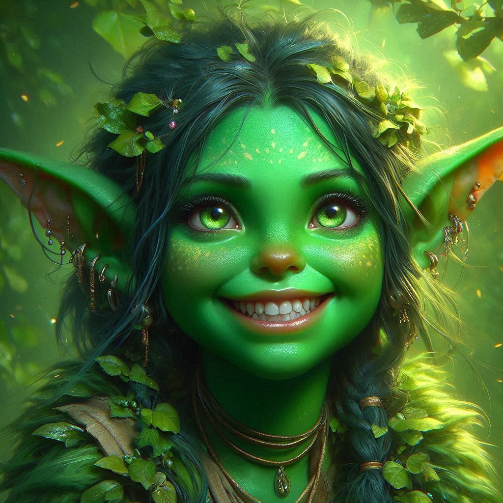 Beautiful ogre girl