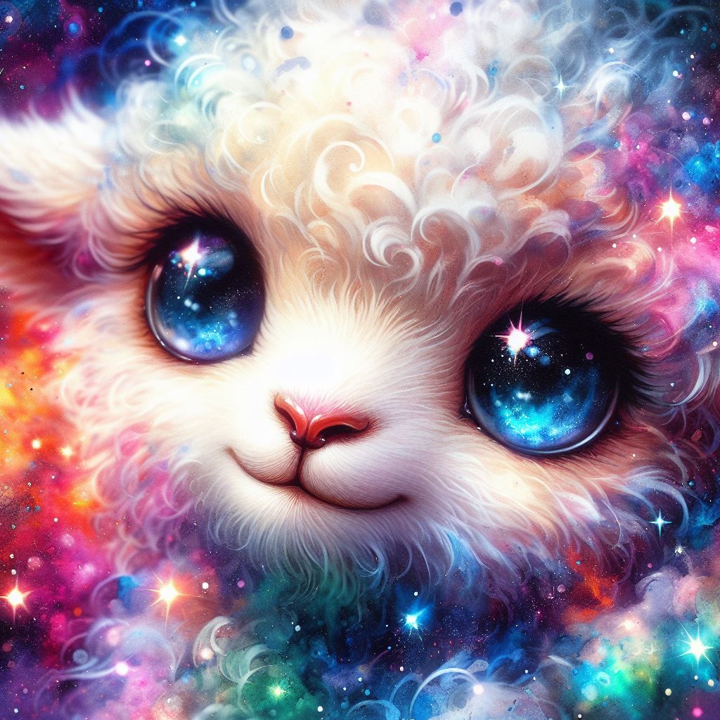 Colorful lamb