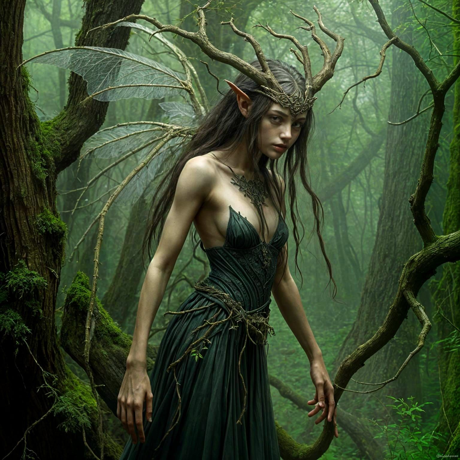 True fey beings from Celtic and European folklore--ancient a...