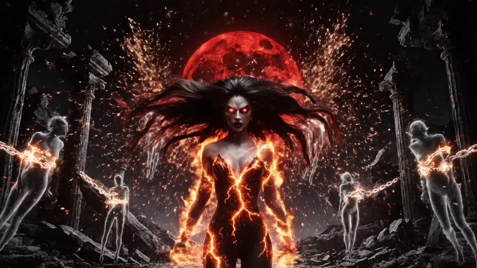 Creeping dusk, so cold and grim
'Tis the blackness of the night
Teaches us how to see the light