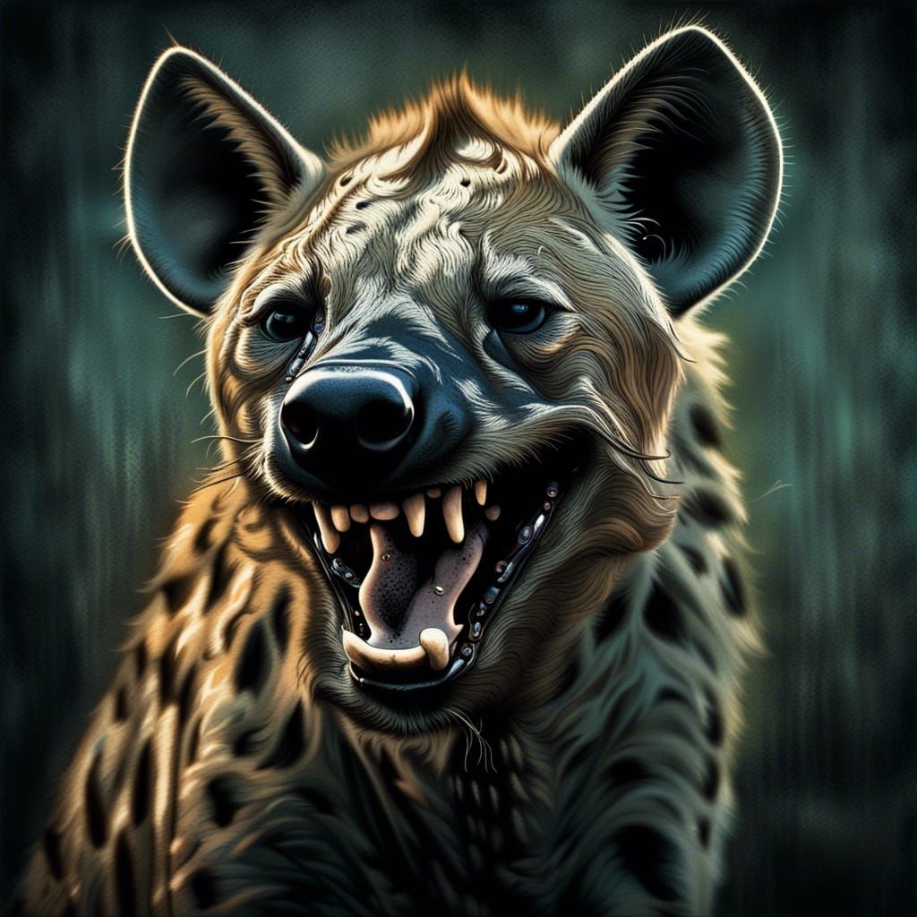 Spotted Hyena — Keith Kratz - Illustration