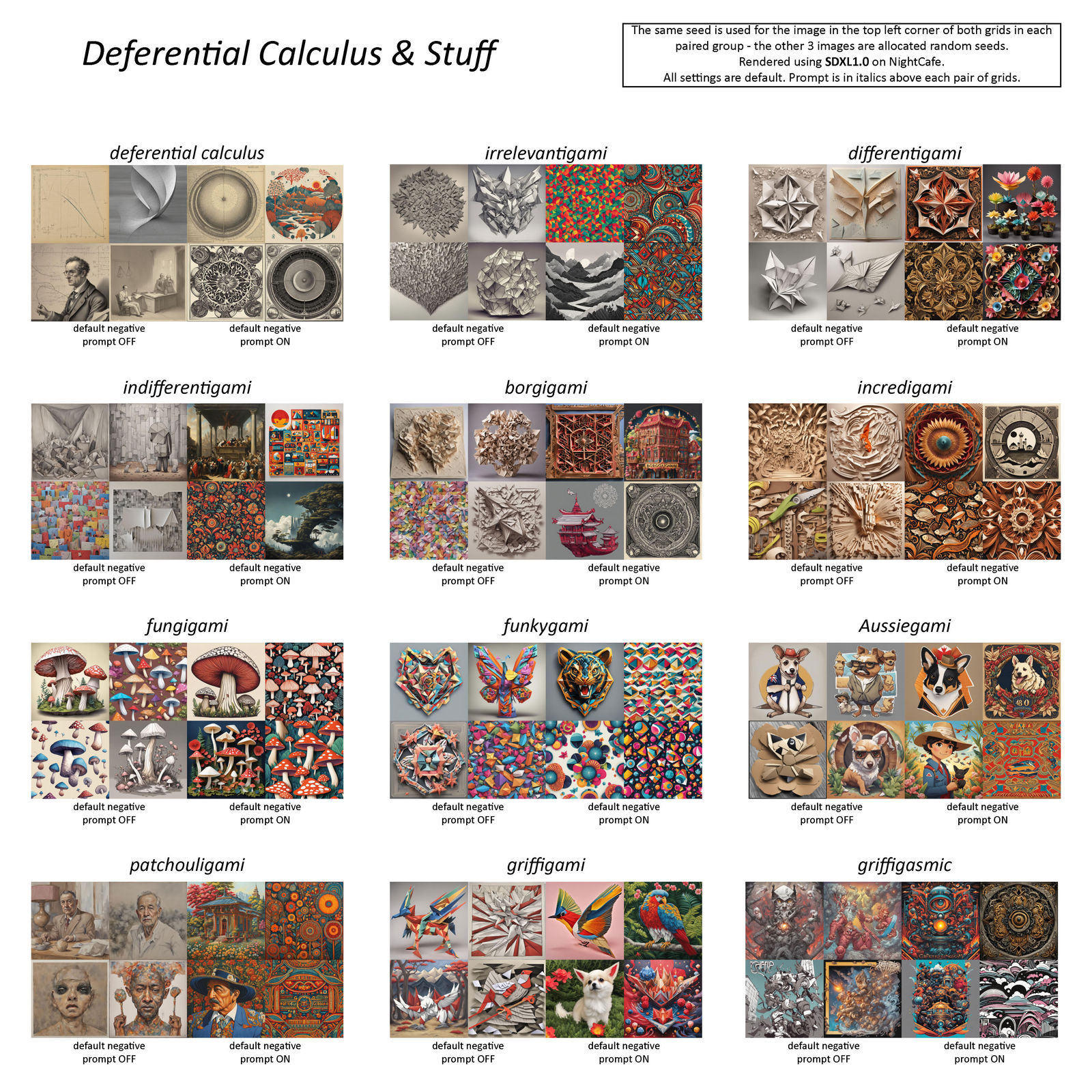 Deferential Calculus & Stuff