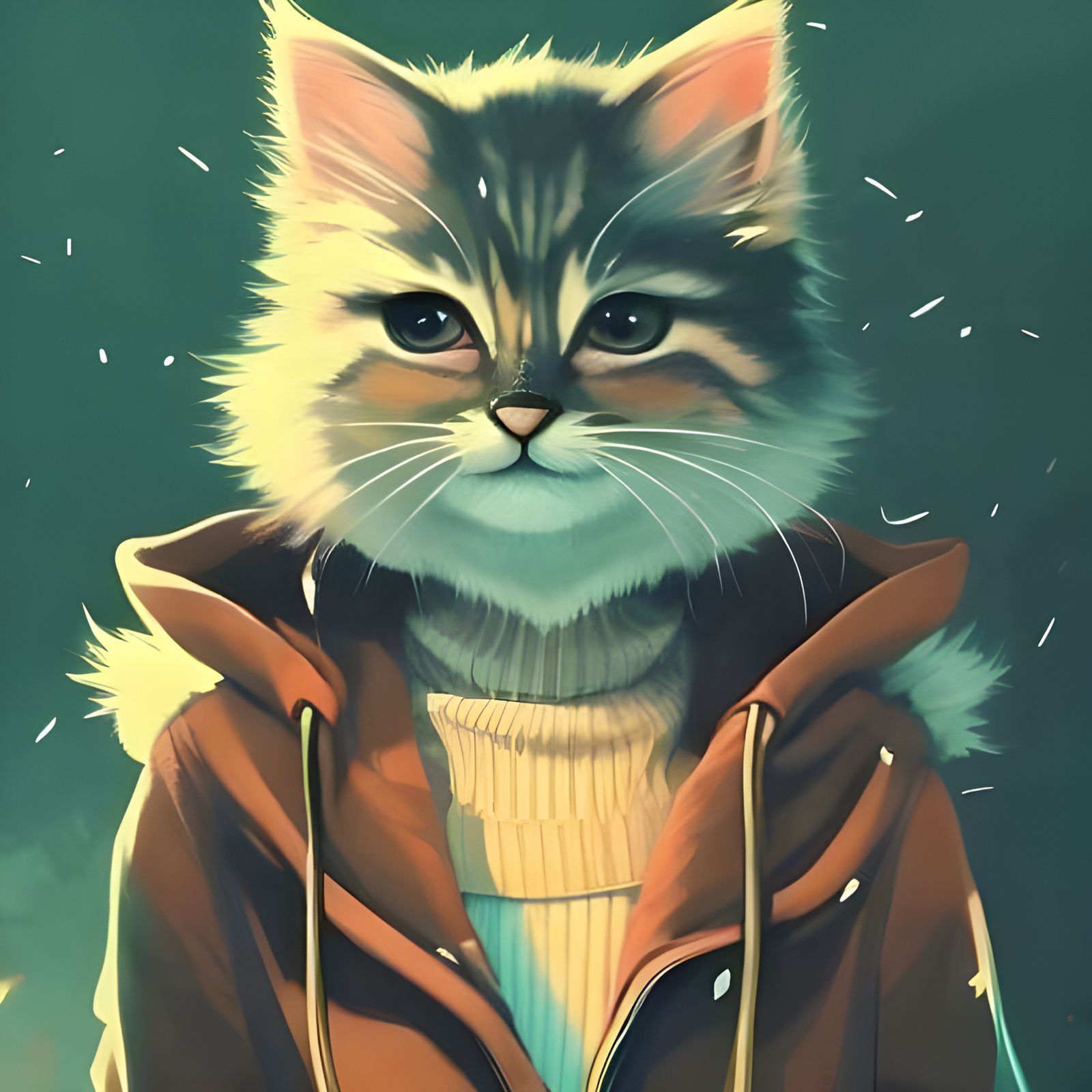 The Coolest Kitty on the Block  by @Rosie