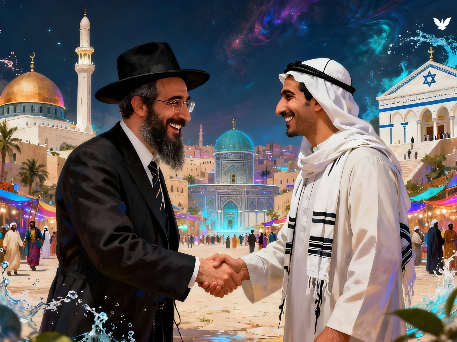 Dreams of Peace in the Middle East  by @Mister