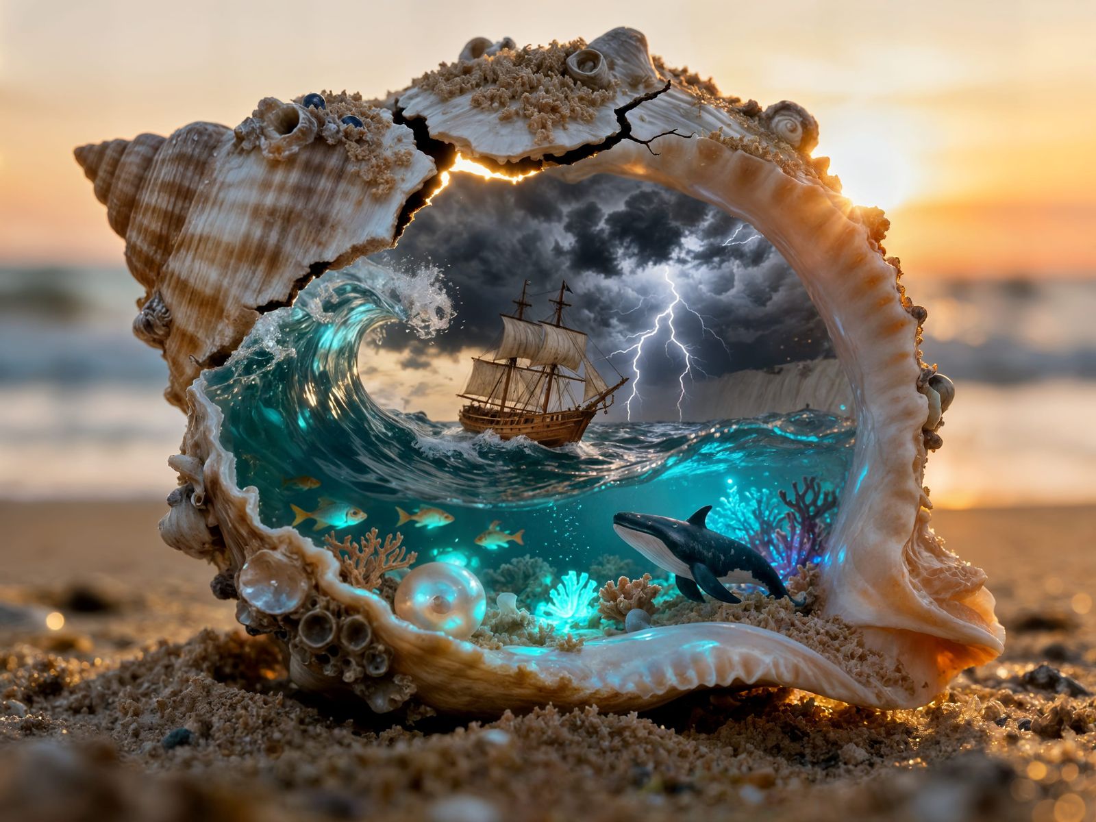 Cracked marine miniworld  by @BM