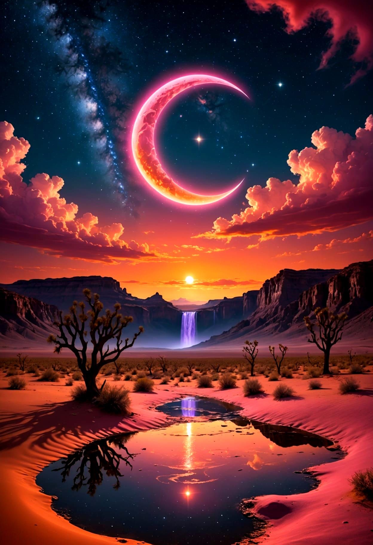 Pink desert serenity   by @Skytrancegirl 