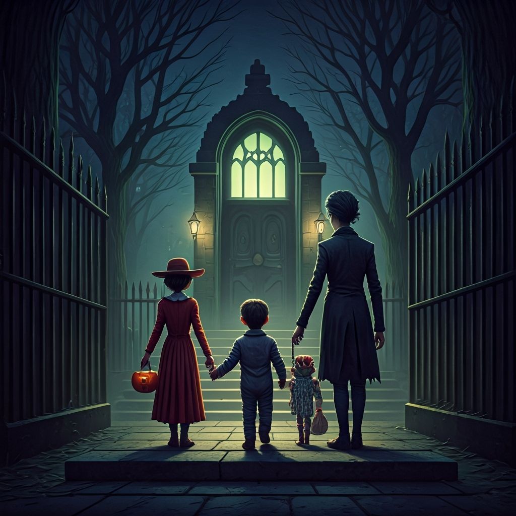 Trick or Treat? At the Adam's Family's House.