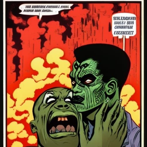 Gay Male "Green Monster" Lovers on Fire