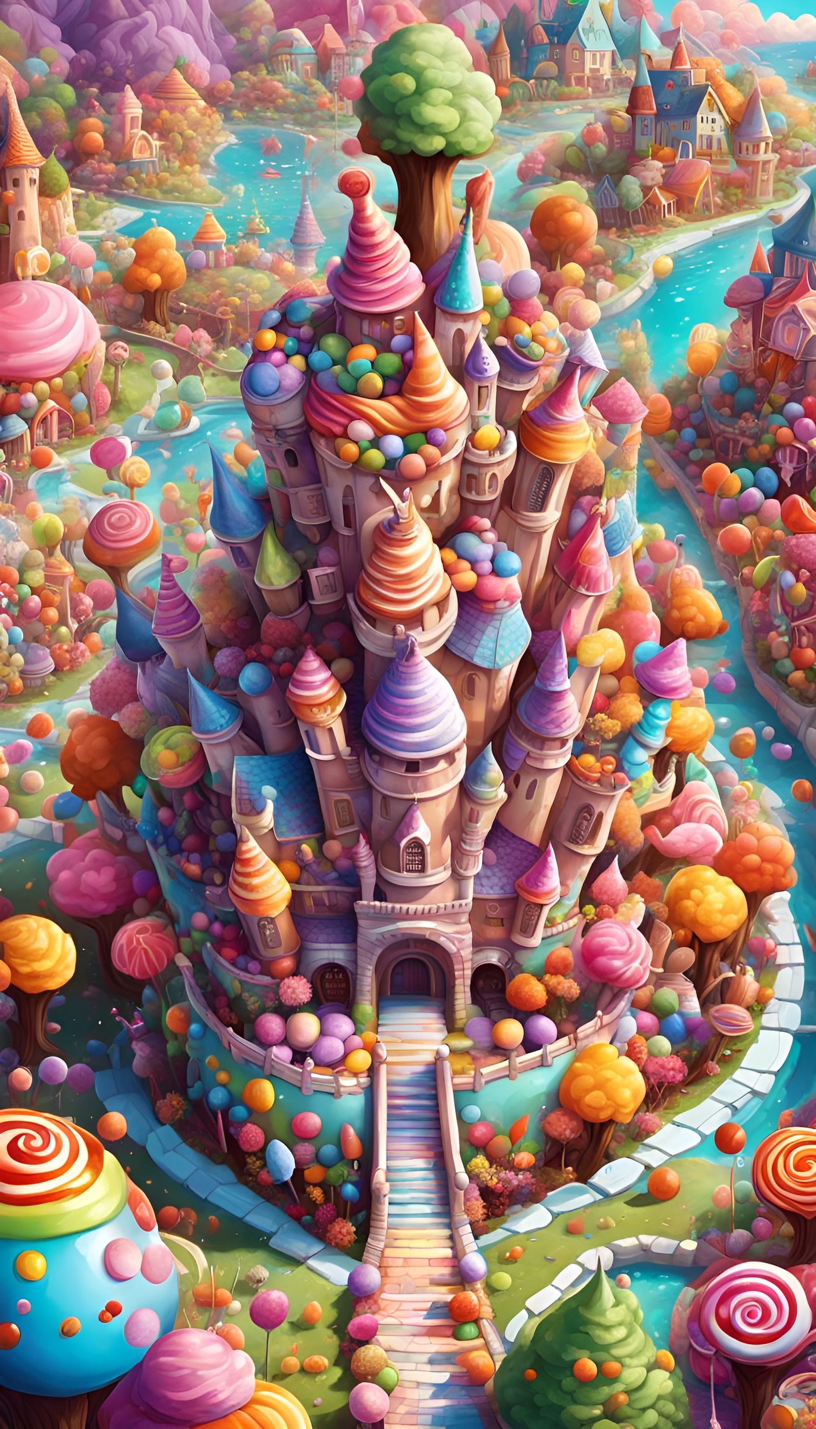 Candy Castle.  by @Belsipe