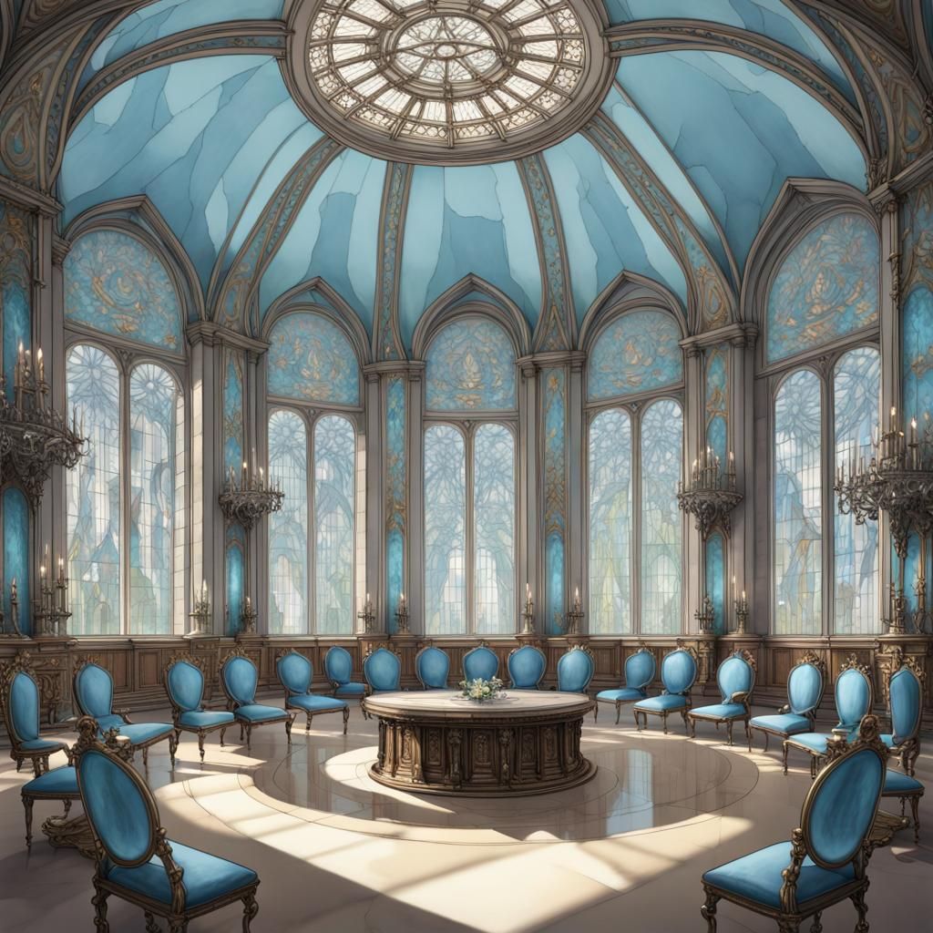 Too many chairs AI Generated Artwork NightCafe Creator