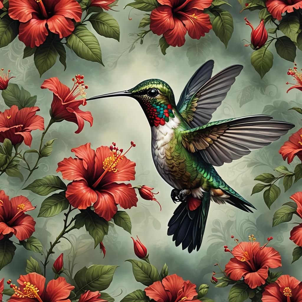 hummingbird, the original helicopter  by @Morning Dawn