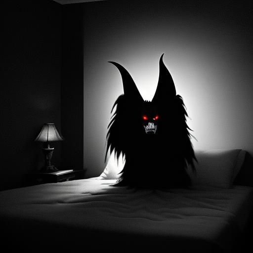 Absolutely horrifying evil sleep paralysis demon totally hea...