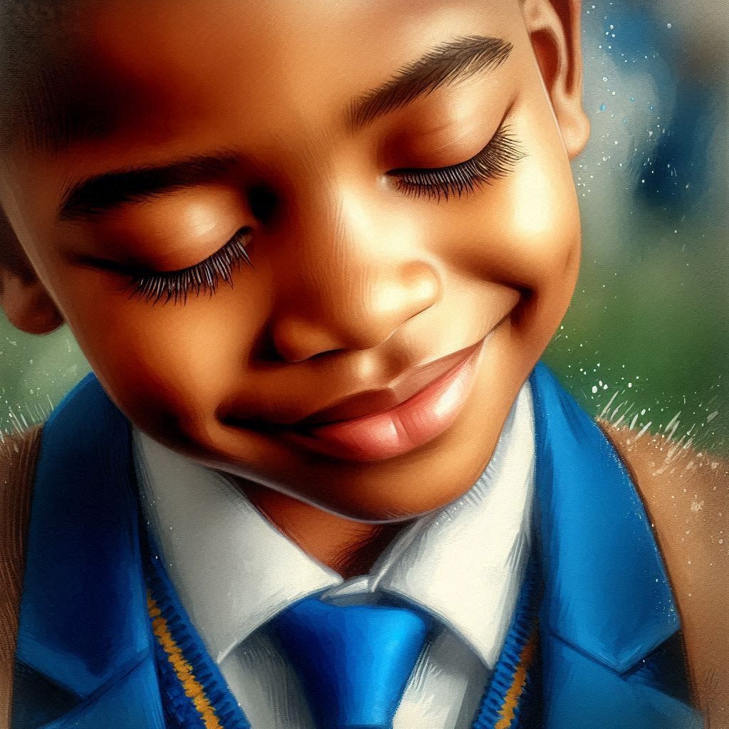 Portrait of a South African schoolboy - Koffi