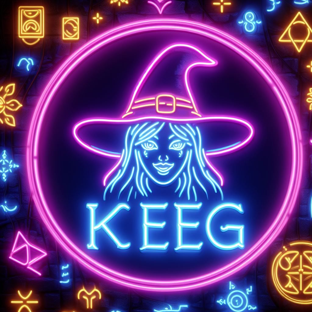 Keeg Coven Witch Neon Light Décor