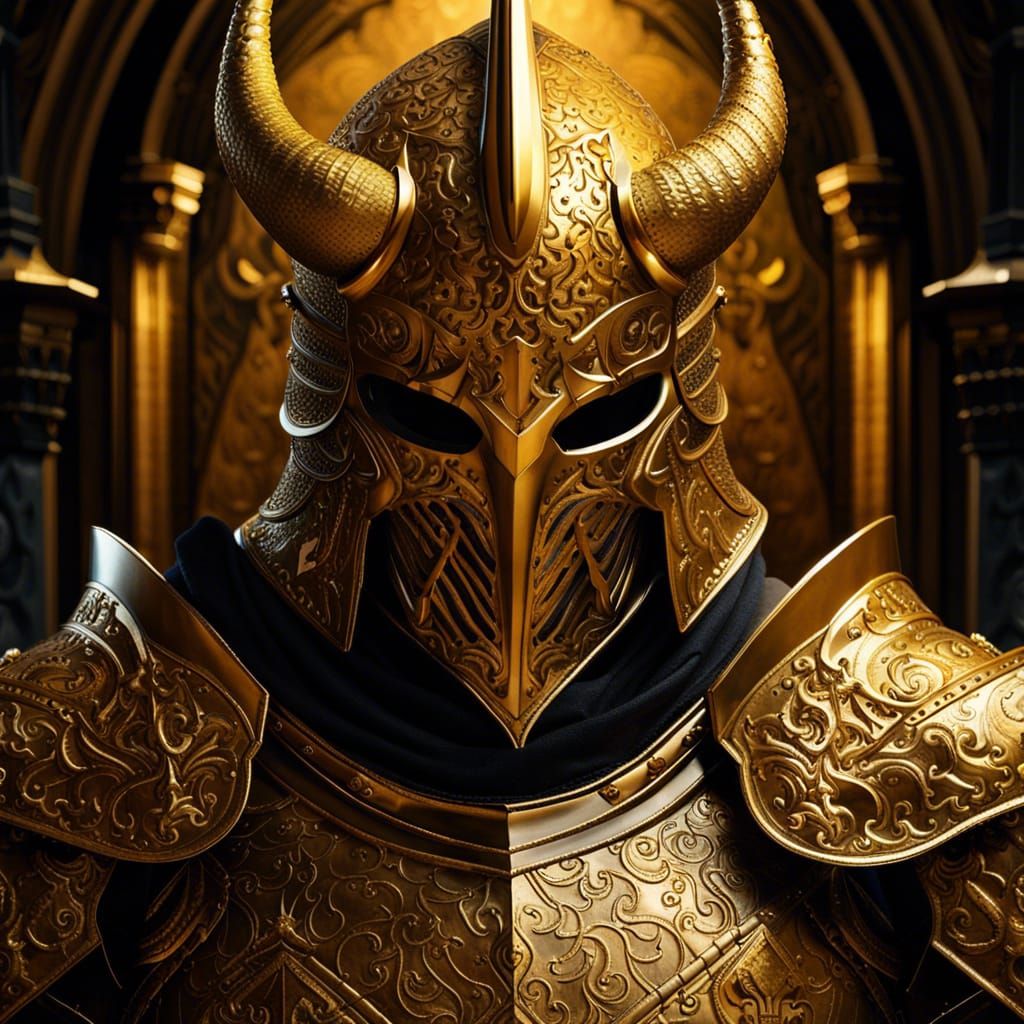 The Golden Knight  by @Apok