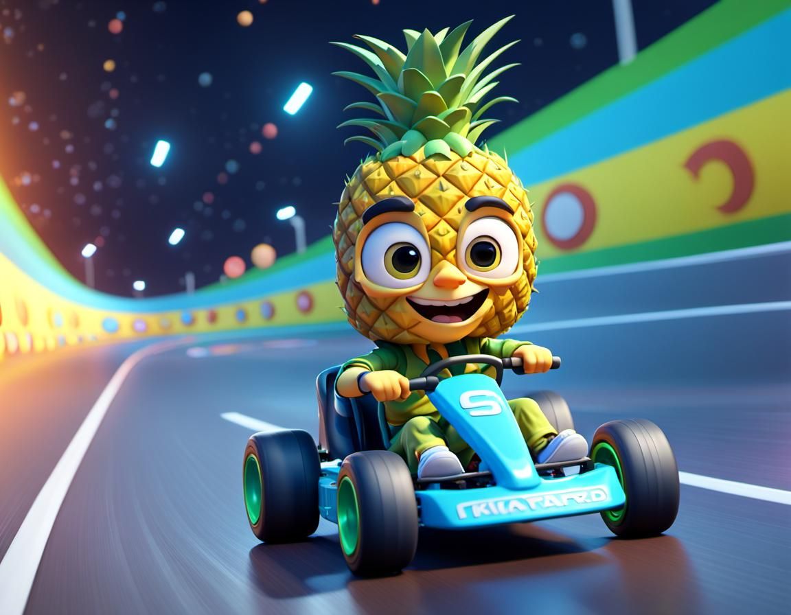 Pineapple karting