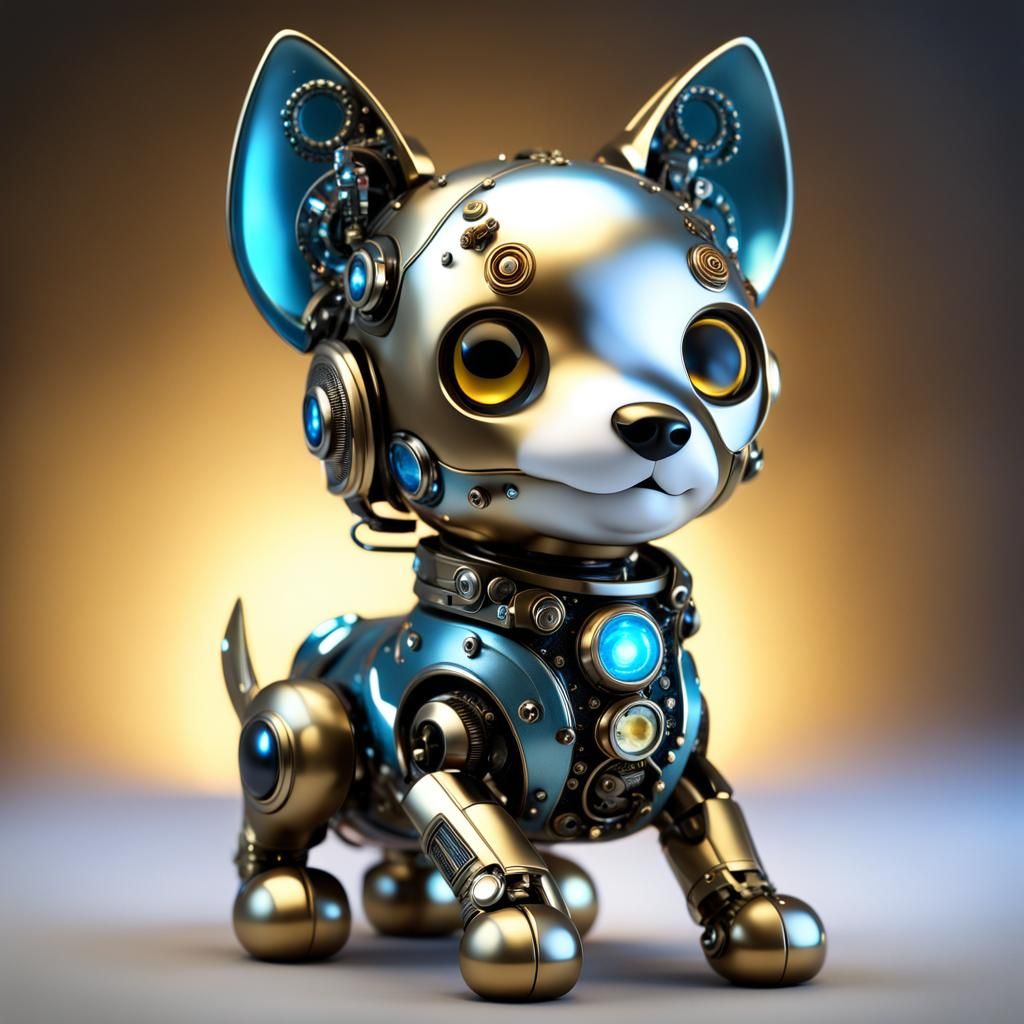 Chien cyborg.