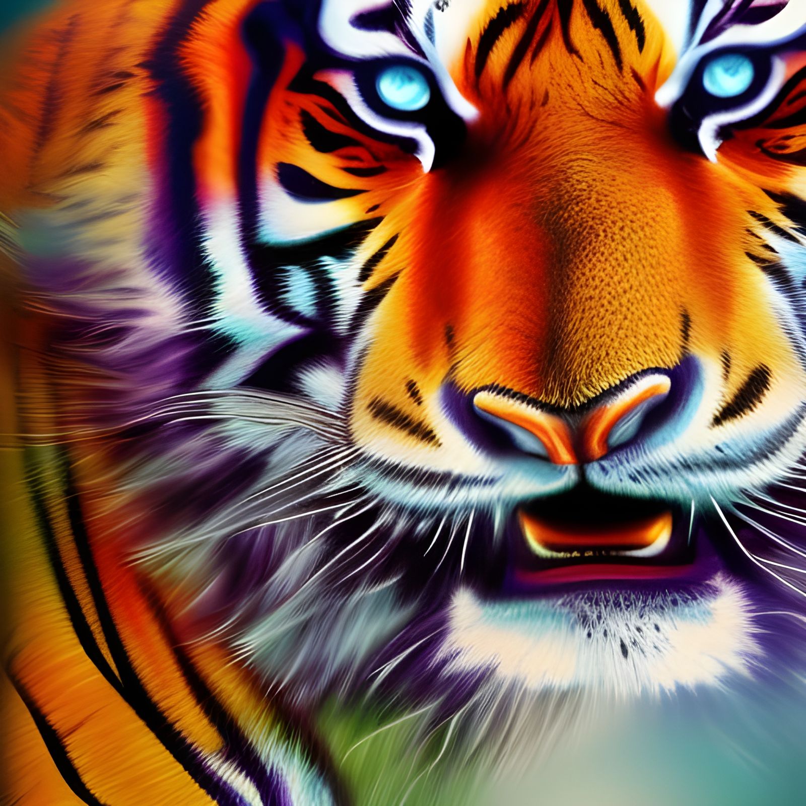 Tiger - AI Generated Artwork - NightCafe Creator