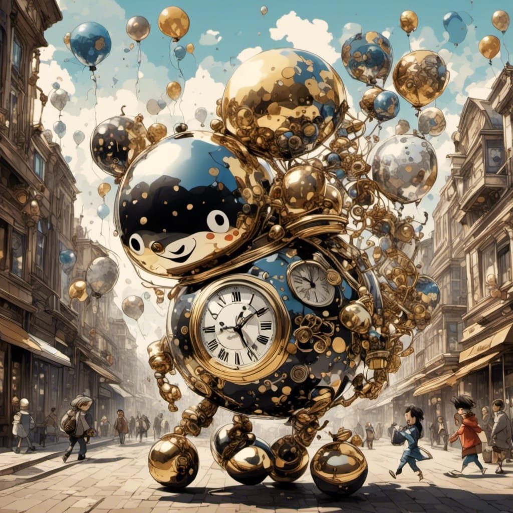  <lora:Metallic Balloons:1.0>