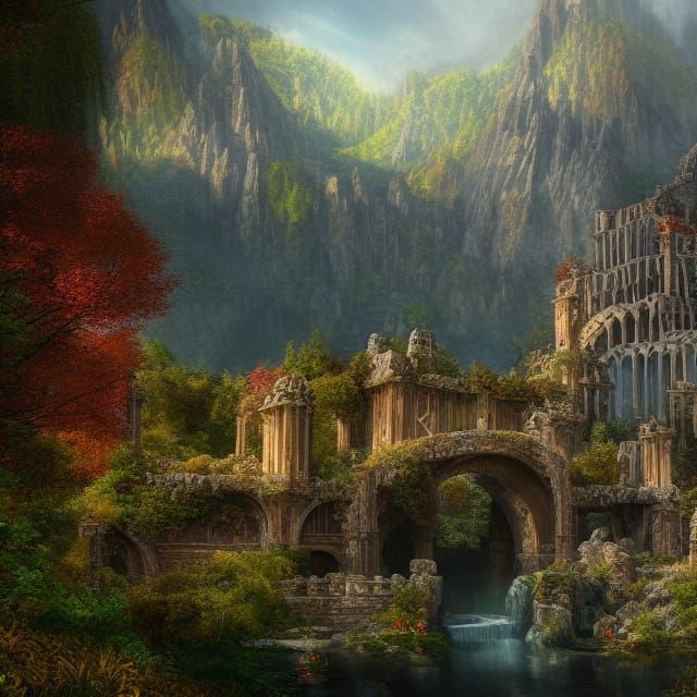 Ruins of Rivendell  by @EclipseChaser52