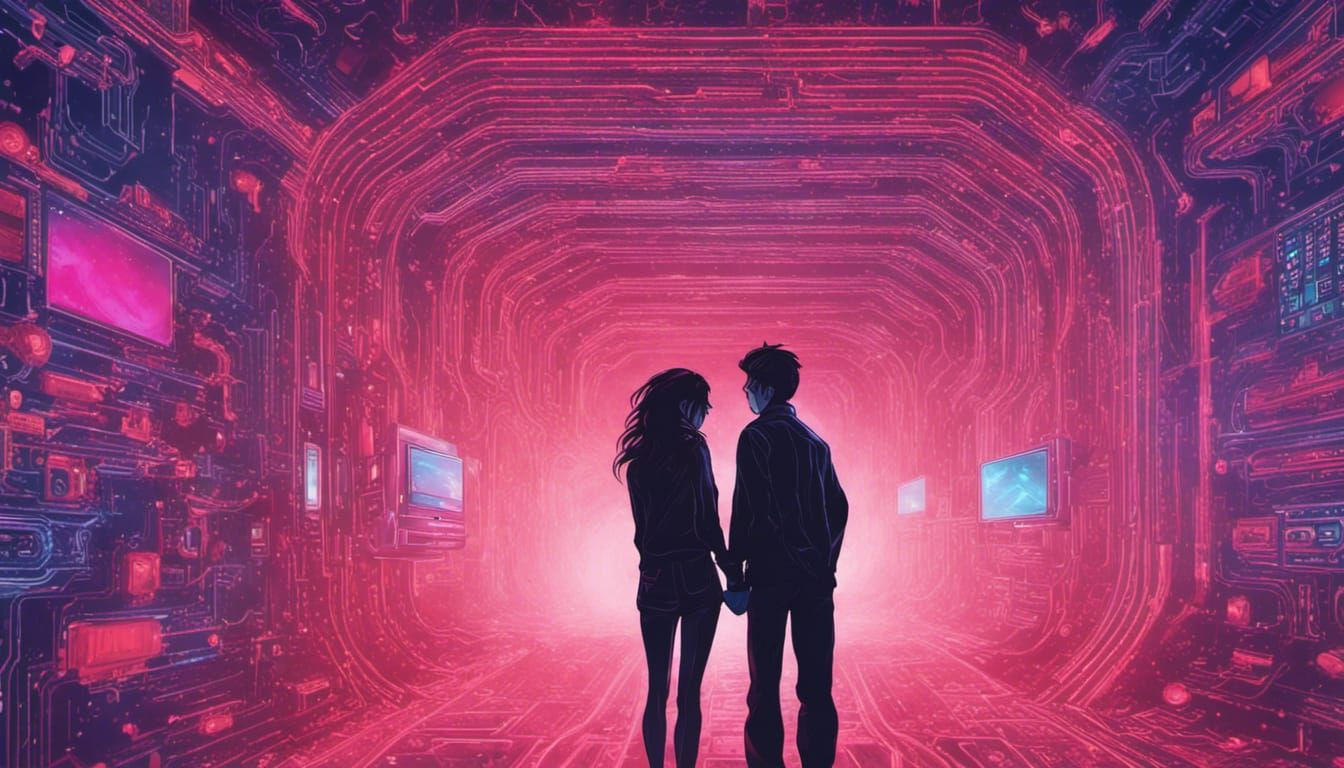 Together in Electric Dreams AI Generated Artwork NightCafe Creator