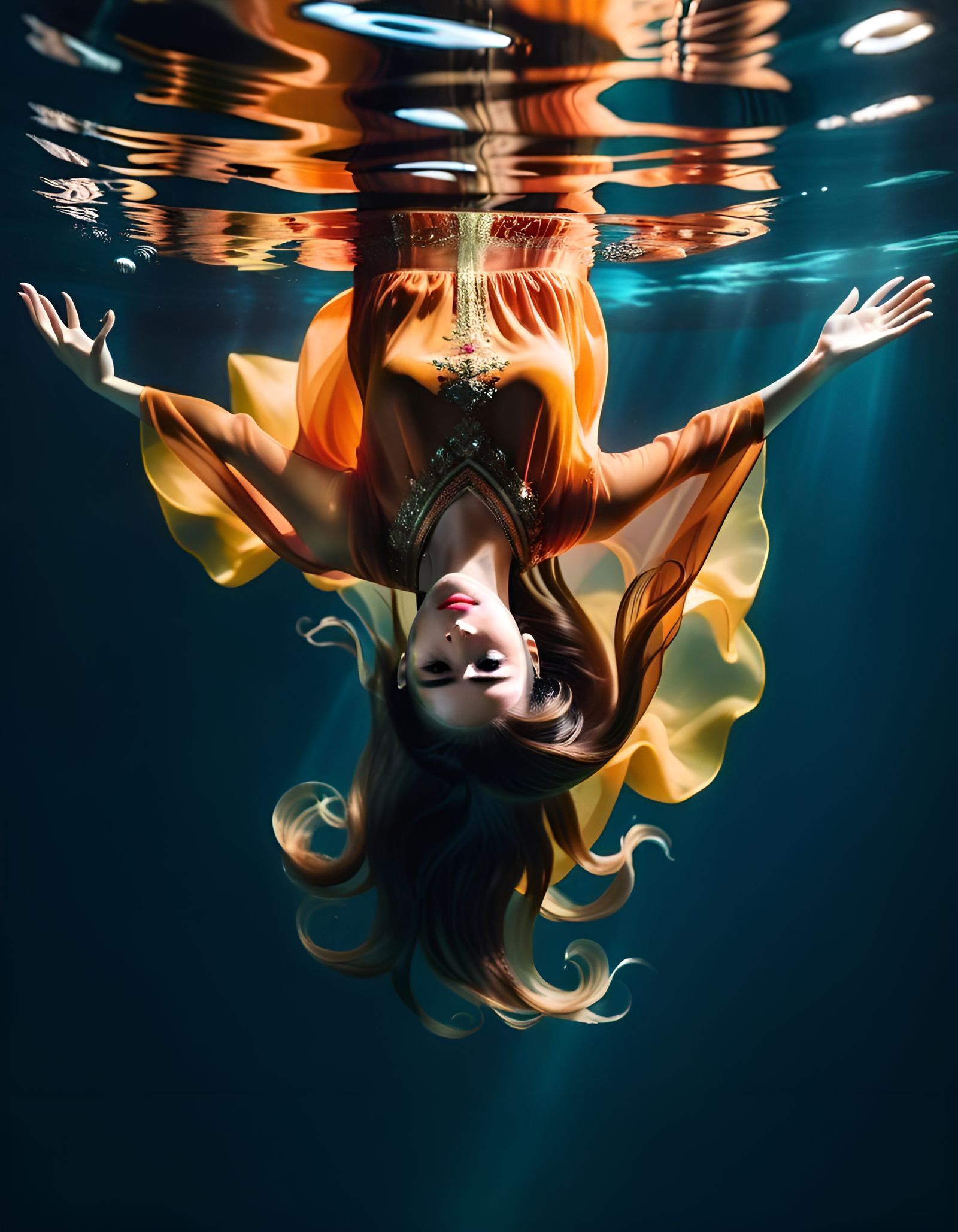 Floating through life  by @Edana