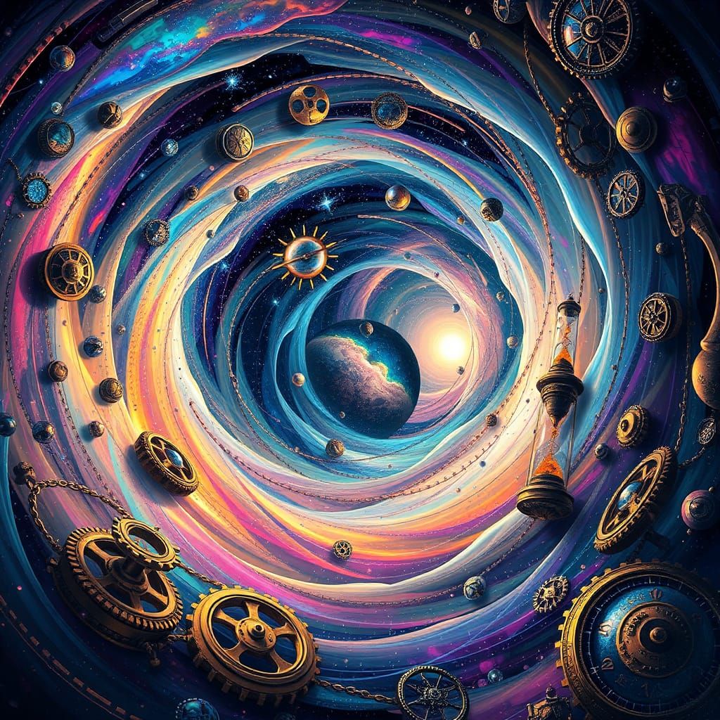 If space and time occupied the same bottle