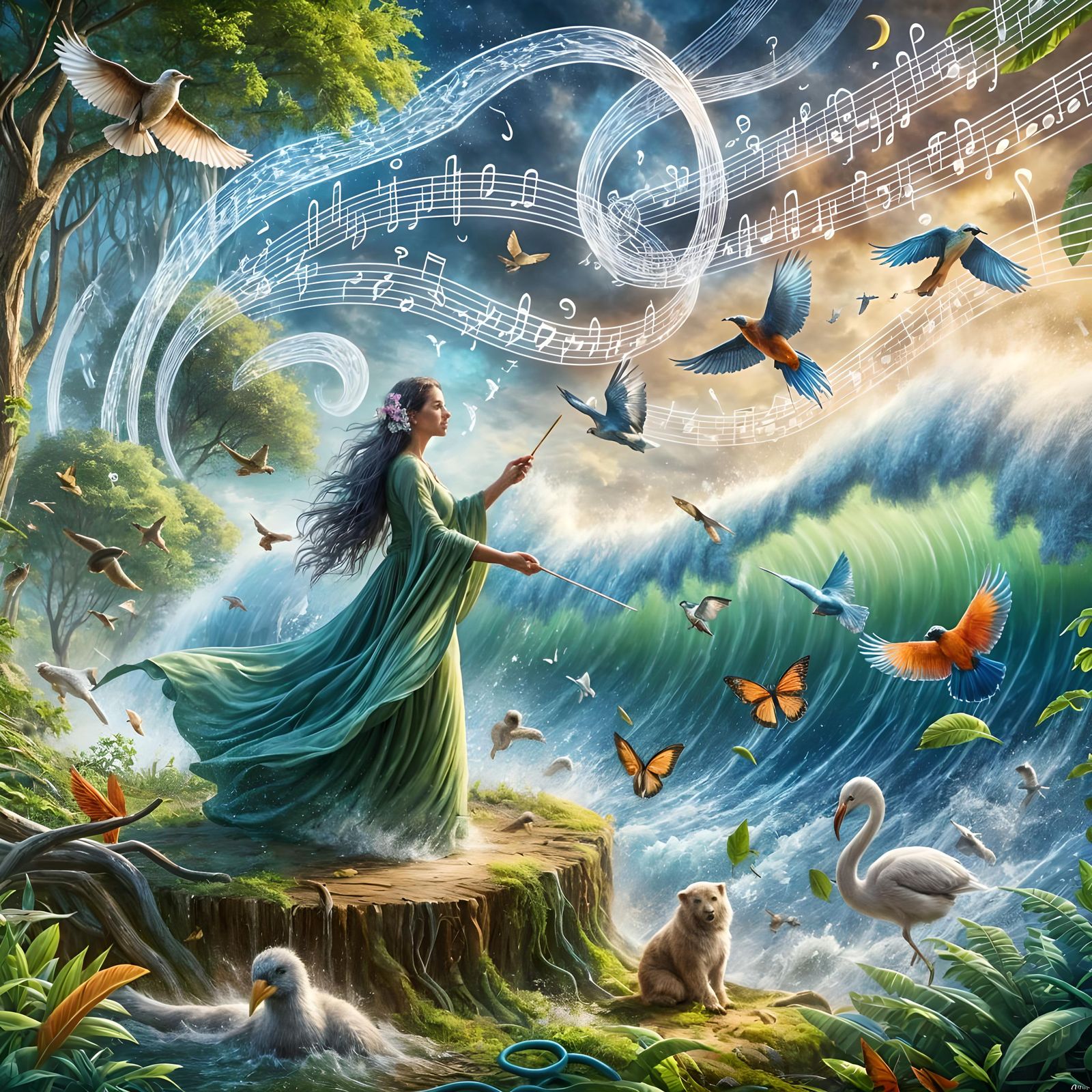 Nature's Music Conductor  by @Klaorman