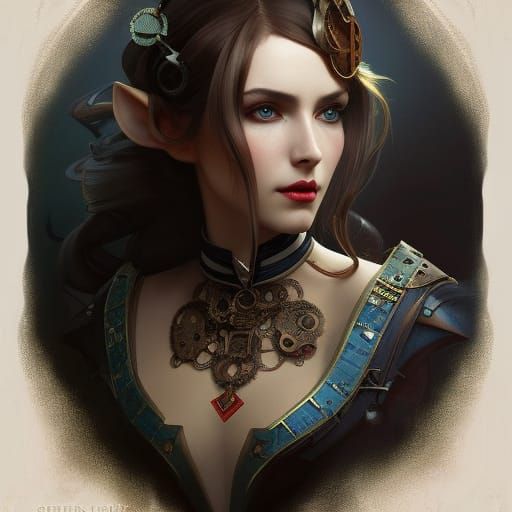 Steampunk Alice Portrait: #14