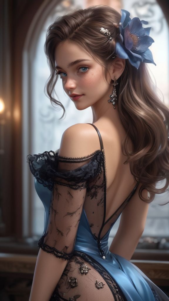 Organza Gothic Dress