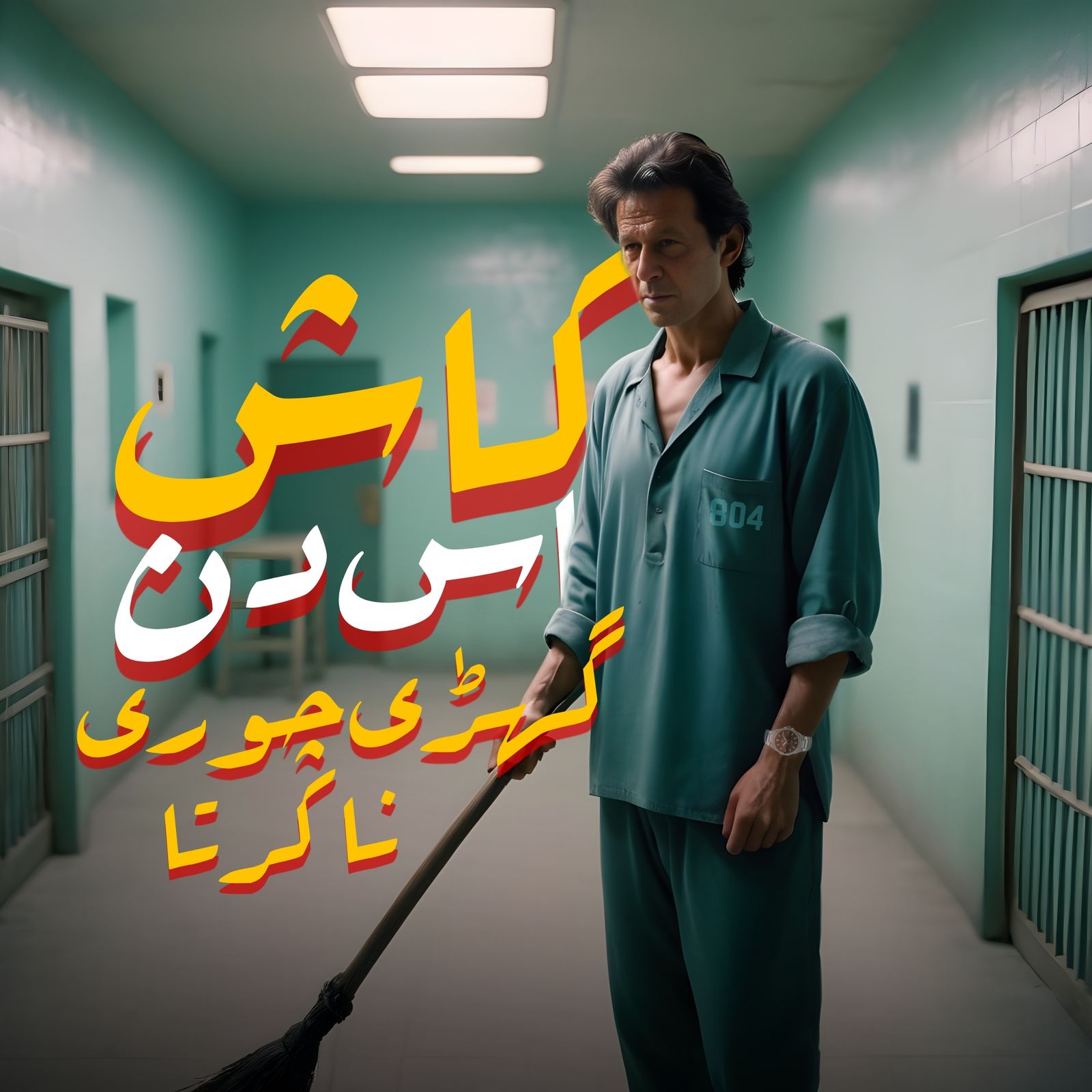 Imran Khan PTI Prison AI Generated