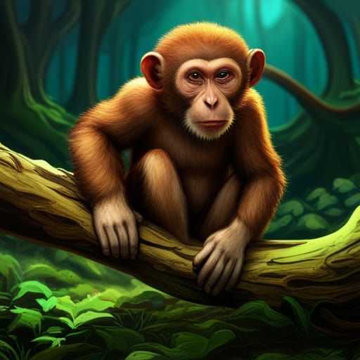 Monkey - AI Generated Artwork - NightCafe Creator