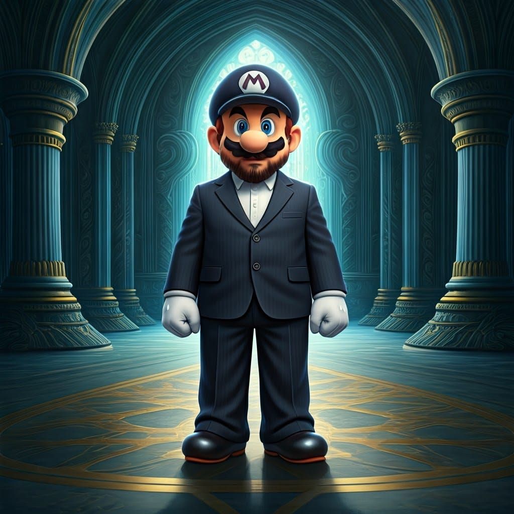 Mario Reimagined in Ultra-Orthodox Style