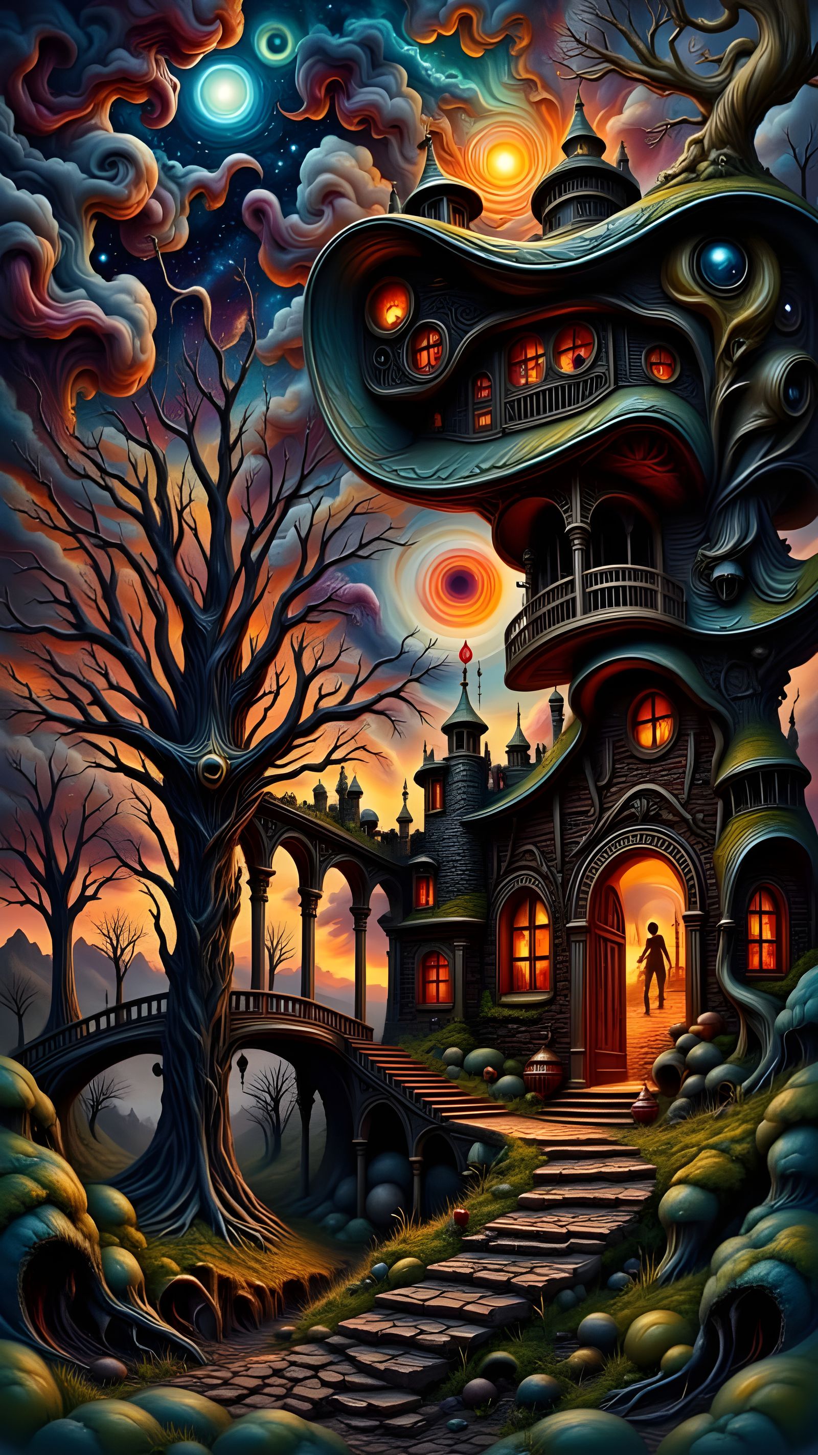 Cosmic Horror: Monstrous Beings Dominate the Darkened Sky