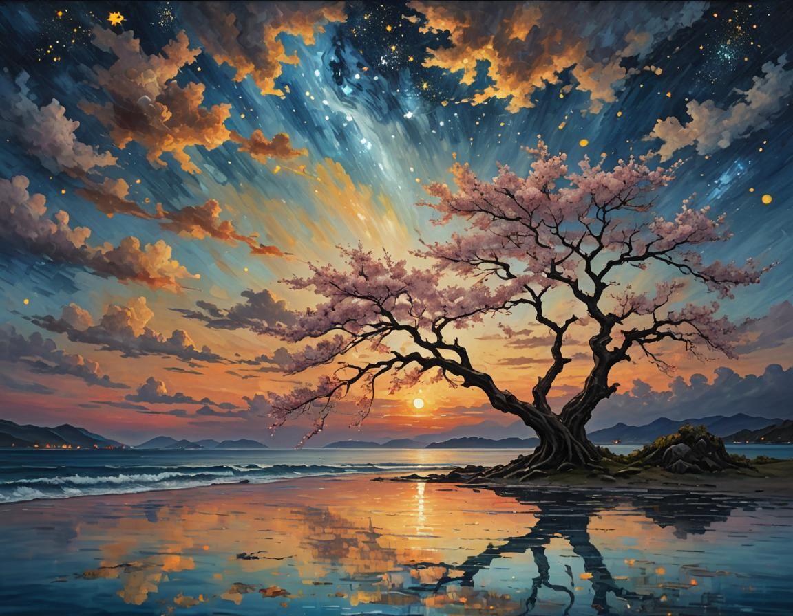 Mystical sunset  by @Sara