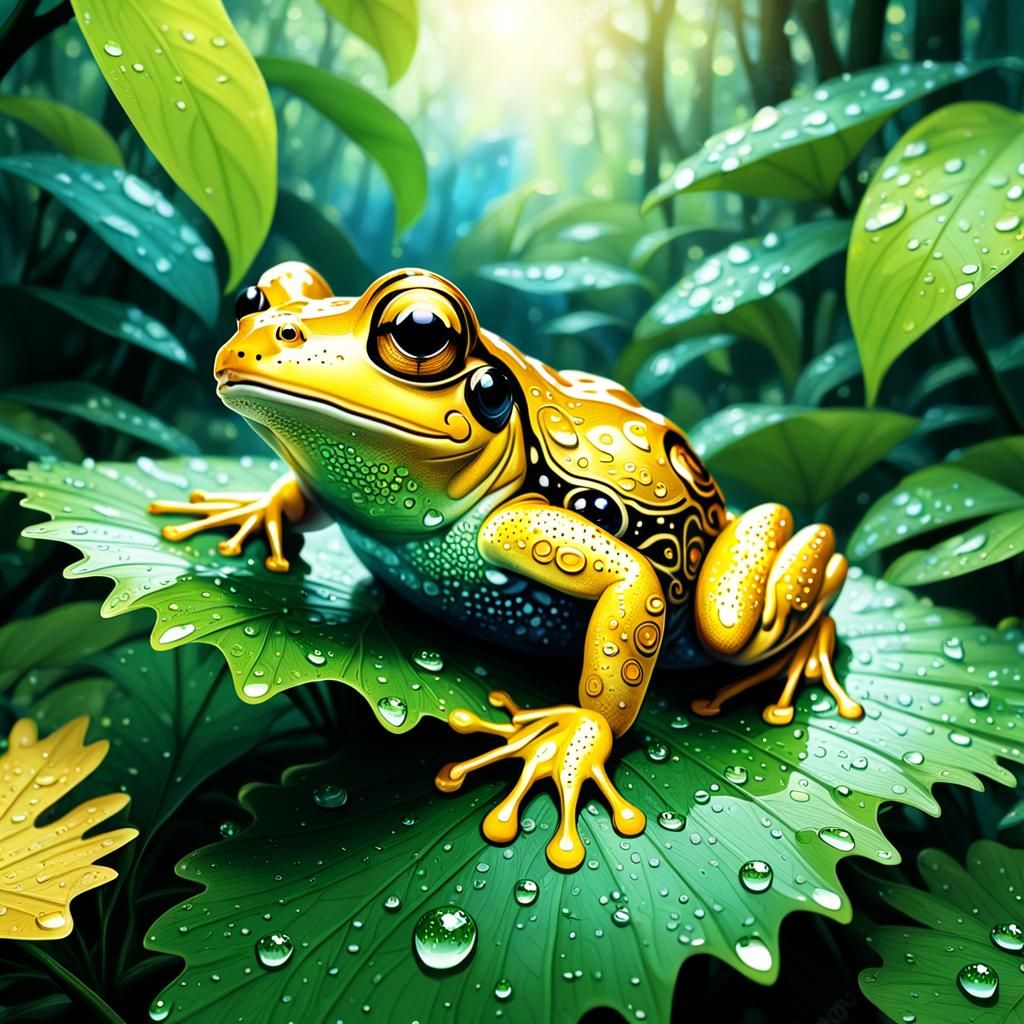 Golden Toad  by @Crispy Bess