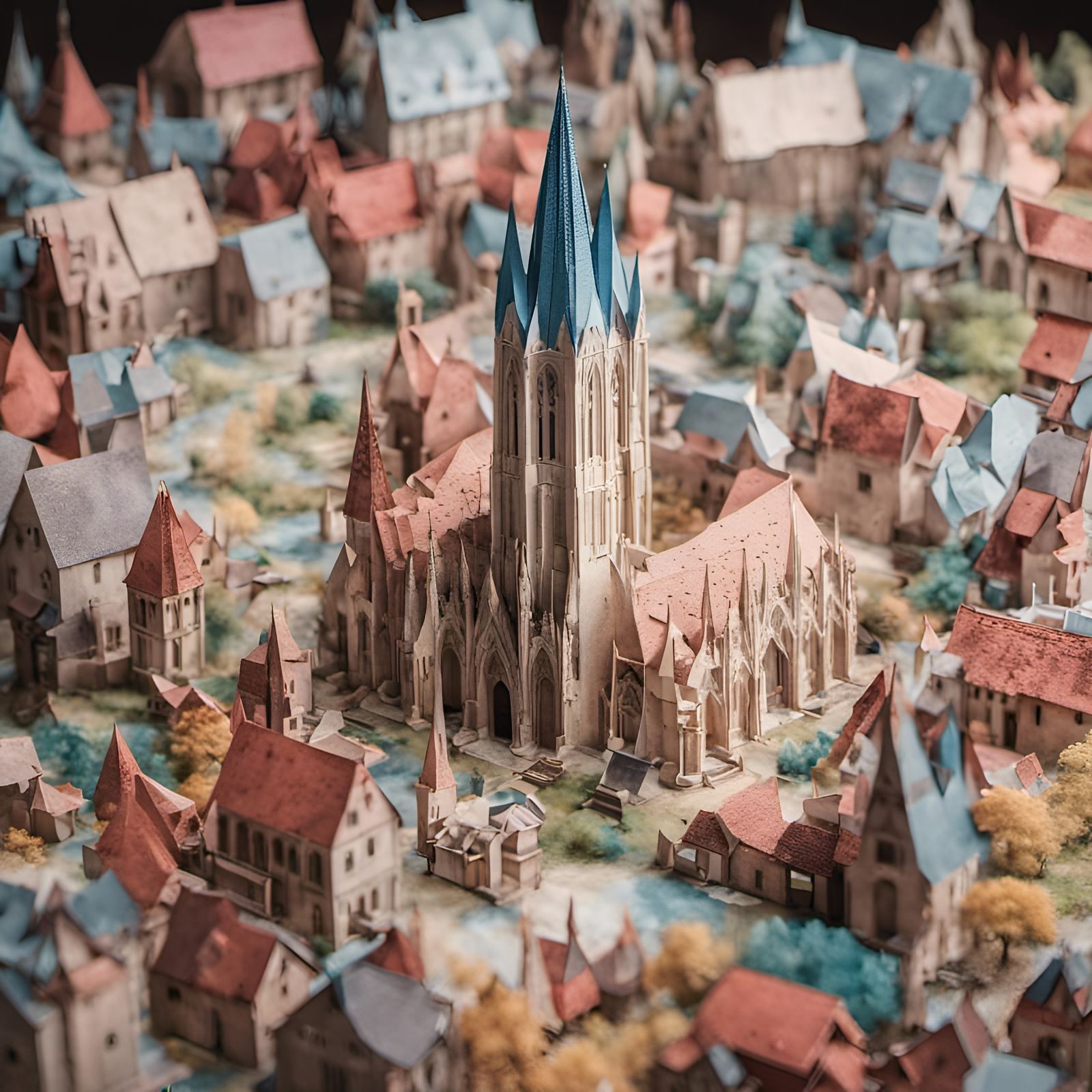 The paper city   by @PlatypusPunk