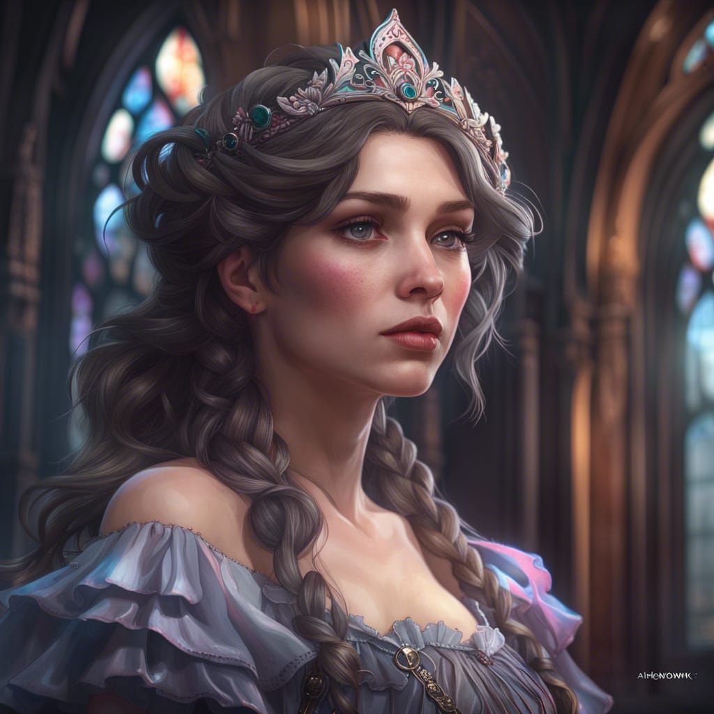 Frilly Gothic princess  by @Igor Skoglund