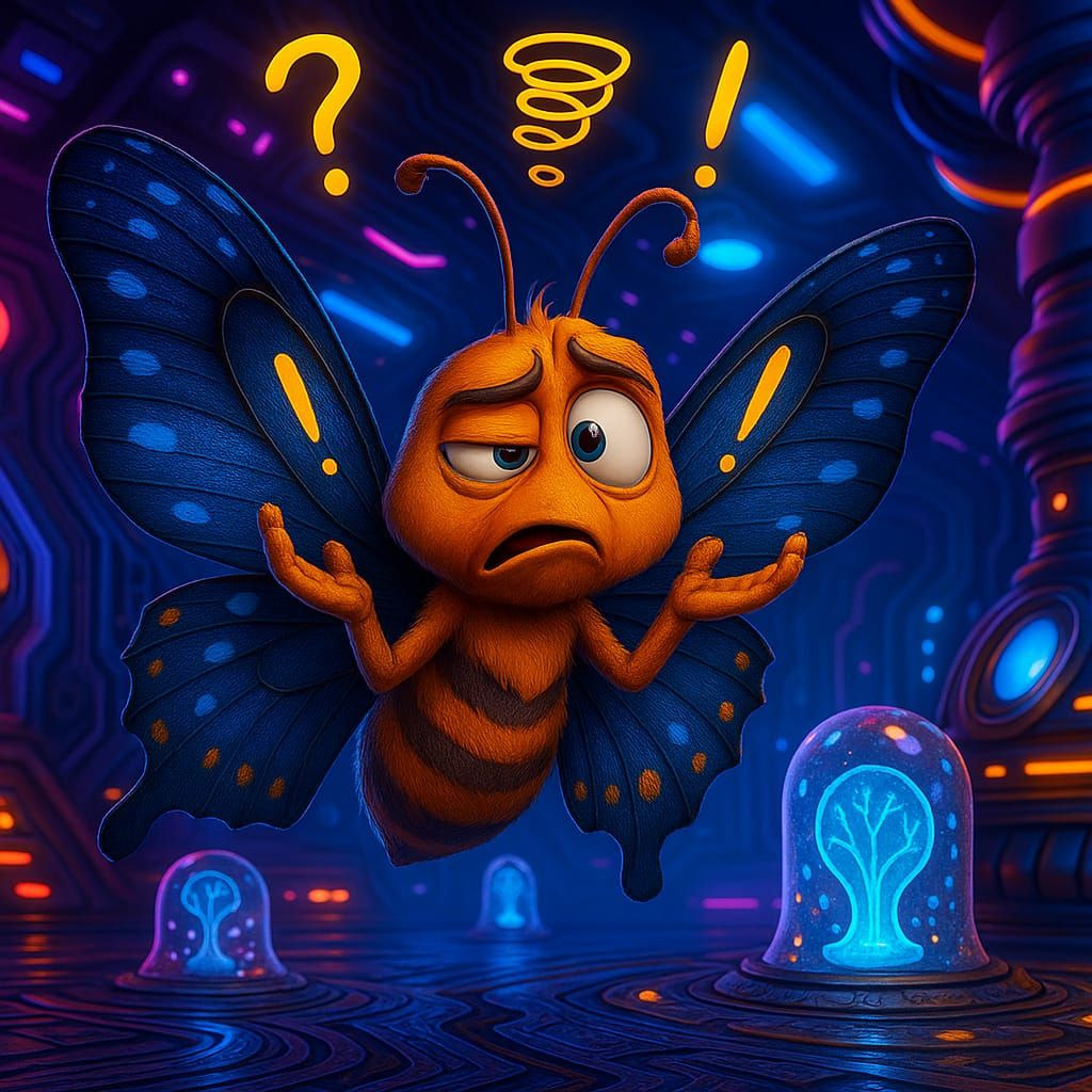 Confused Butterfly - Where am i!?