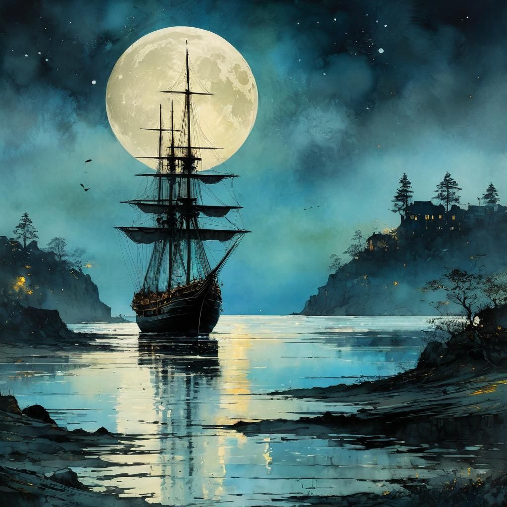 Silver Moon  by @Finz