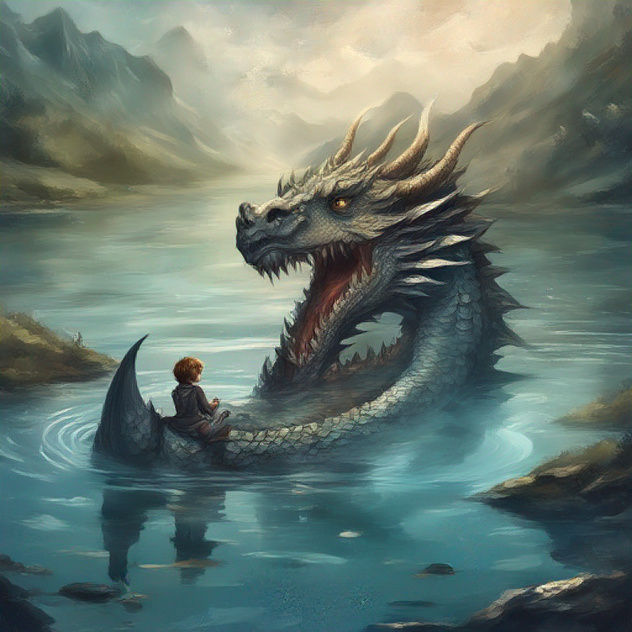 Das kleine Mädchen und der Drache